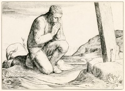 Christian loses his burden from The Pilgrim